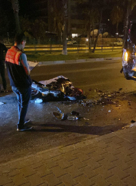 Motosiklet sürücüsü kazada hayatını kaybetti