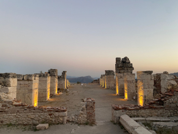 Sagalassos'ta gece müzeciliğine hazırlık