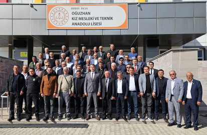 Kaymakam Kuruca, muhtarlarla bir araya geldi