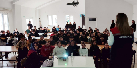 Öğrencilere güvenilir gıda ve israfı önleme eğitimi