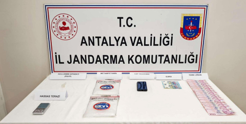 Manavgat'ta uyuşturucu operasyonu