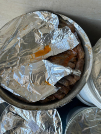 Otobüsle uygunsuz taşınan sarma ve dolmalar imha edildi