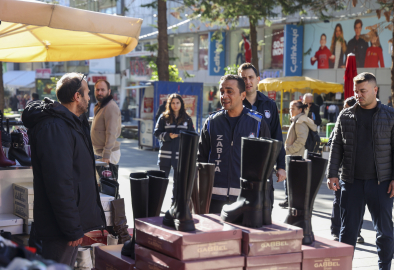 Zabıtadan kaldırım işgallerine sıkı denetim