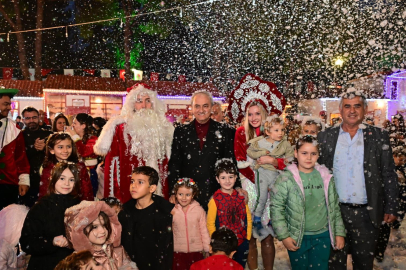 Antalya Kepez’de yeni yıl heyecanı kar yağışıyla başladı