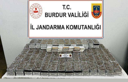 Jandarmadan kaçan sigara operasyonu