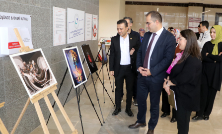 Hastanede Sanatla Şifa Buluşması sergisi