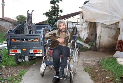 Muşambayla çevrili alanda yaşam mücadelesi