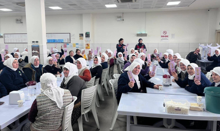 Jandarmadan 'Kadına El Kalkamaz' toplantısı