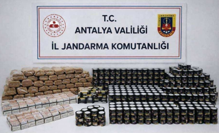 Alanya’da kaçak tütün operasyonu