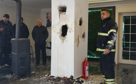 Baca yangını büyümeden söndürüldü