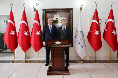 Vali Aktaş mevkidaşı Erin'i ağırladı