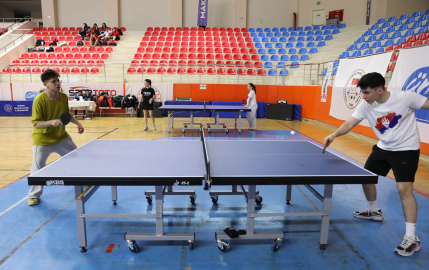 Burdur'da masa tenisi heyecanı