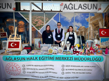 Ağlasun’un el emeği ürünleri görücüye çıktı