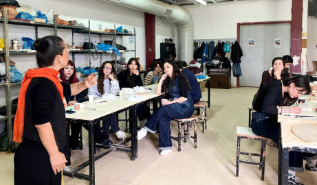 Masalla seramik dersi