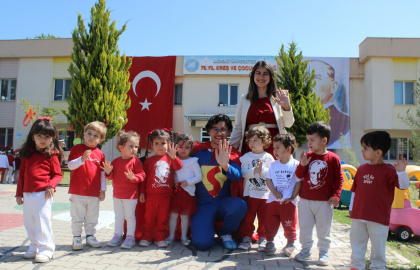 75. Yıl Kreş ve Çocuk Kulübü'nde 23 Nisan coşkusu