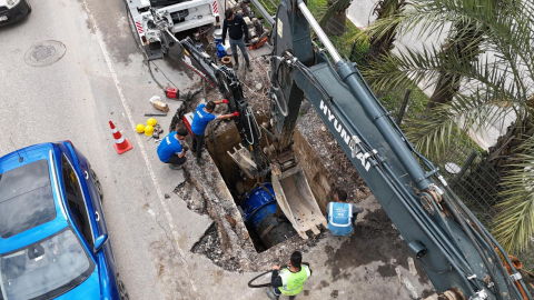 Ekonomik ömrünü tamamlamış 35 yıllık vana değiştirildi