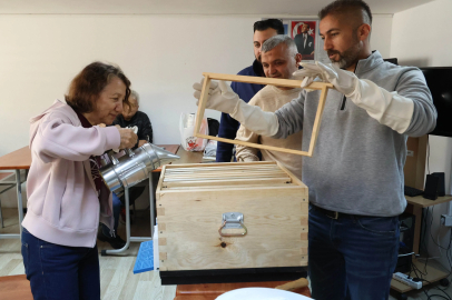 Büyükşehir’in arıcılık kurslarına yoğun ilgi