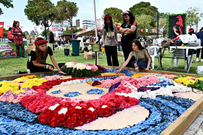 Antalya'da 130 bin çiçekle renkli rekabet