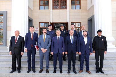 Vali Aktaş'tan Kaymakam Yosunkaya'ya ziyaret