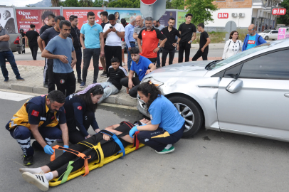 Gazipaşa'da kaza: 2 yaralı