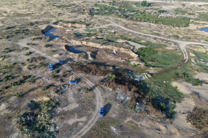 Manavgat’ta kum hırsızlığı operasyonu