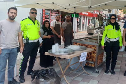 Meslektaşlarından şehit polis için mevlit 