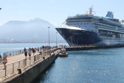 Alanya'ya 5 ayda kruvaziyerle 3 bin 197 yolcu geldi 