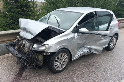 Burdur'da kaza: 1 yaralı